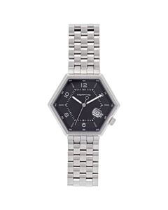 Men's M96 Series Stainless Steel Black Dial Watch