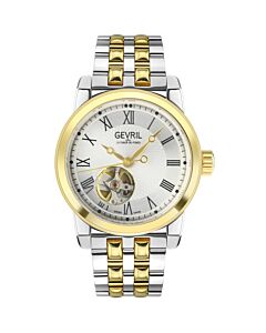 Men's Madison Stainless Steel Silver (Open Heart) Dial Watch