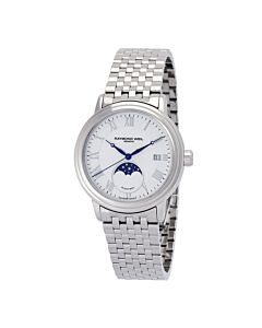 Men's Maestro Stainless Steel White Dial Watch