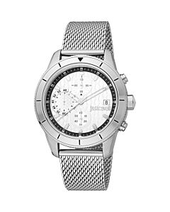 Men's Maglia Chronograph Stainless Steel Silver-tone Dial Watch