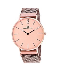 Men's Magnete Stainless Steel Rose Gold-tone Dial Watch