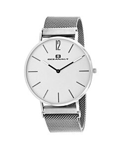 Men's Magnete Stainless Steel Silver-tone Dial Watch