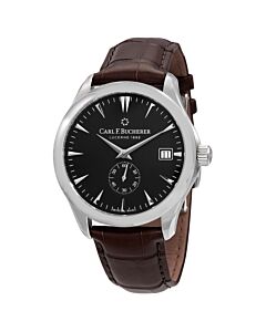 Men's Manero Peripheral Chronograph (Alligator) Leather Black Dial Watch