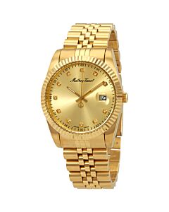Men's Rolly II Stainless Steel Gold Dial
