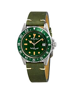 Men's Rolly Vintage Leather Green Dial