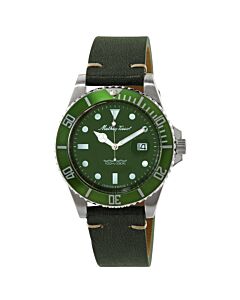 Men's Rolly Vintage Leather Green Dial