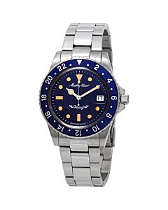 Men's Rolly Vintage Stainless Steel Blue Dial
