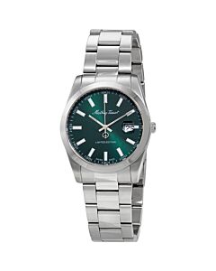 Men's Mathy I LE Stainless Steel Green Dial Watch