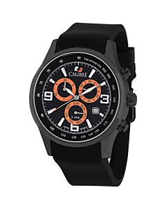 Men's Mauler Chronograph Silicone Black Dial Watch
