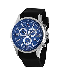 Men's Mauler Chronograph Silicone Blue Dial Watch