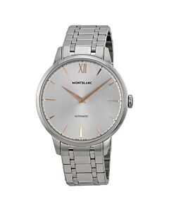 Men's Meisterstuck Stainless Steel Silver White Dial