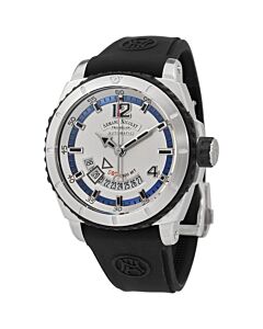 Men's Melrose Collection SH5 Rubber Silver Dial Watch