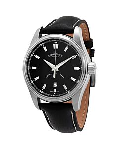 Men's MH2 Leather Black Dial Watch