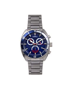 Mens-Minister-Chronograph-Stainless-Steel-Blue-Dial-Watch