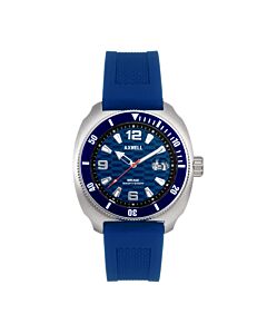 Men's Mirage Silicone Blue Dial Watch