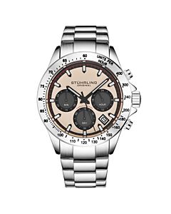 Men's Monaco Chronograph Stainless Steel Beige Dial Watch