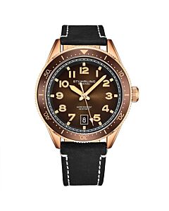 Men's Monaco Leather Brown Dial Watch