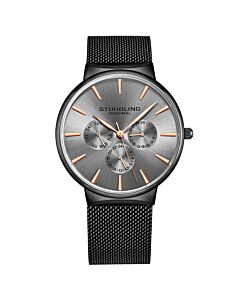 Mens-Monaco-Stainless-Steel-Grey-Dial-Watch