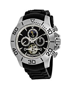 Men's Montecillo Silicone Black Dial Watch