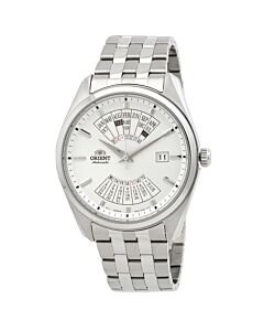 Men's Multi Year Stainless Steel White Dial Watch