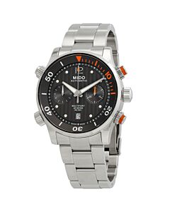 Men's Multifort Chronograph Stainless Steel Black Dial Watch