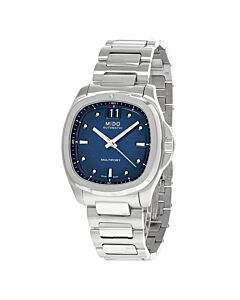 Men's Multifort Stainless Steel Blue Dial Watch