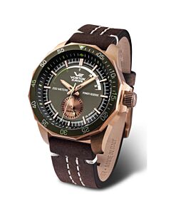Men's N1 Rocket Leather Green Dial Watch