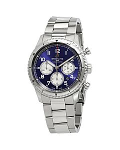 Men's Navitimer 8 Chronograph Stainless Steel Blue Dial Watch