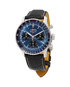 Men's Navitimer B01 Chronograph Alligator Leather Blue Dial Watch
