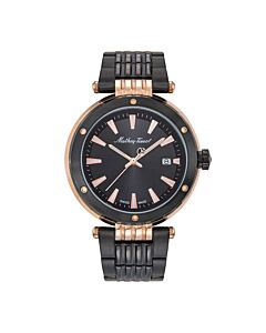Men's Neptune Stainless Steel Black Dial Watch