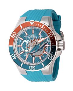 Men's NFL Silicone Light Green Dial Watch