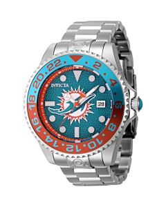 Men's NFL Stainless Steel Green Dial Watch