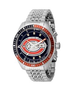 Men's NFL Stainless Steel Navy Blue Dial Watch