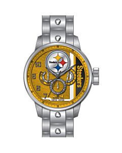 Men's NFL Stainless Steel Yellow and Red and Silver and White and Blue and B Dial Watch