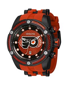 Men's NHL Polyurethane Orange Dial Watch