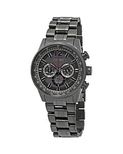 Men's Nighthawk Chronograph Stainless Steel Charcoal Grey Dial Watch