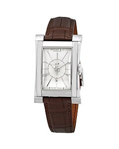 Men's No. 7 Leather Silver Dial