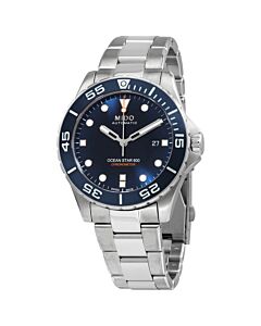 Men's Ocean Star Stainless Steel Blue Dial Watch