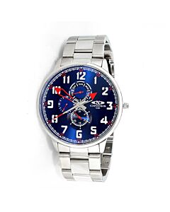 Men's ON1818 Stainless Steel Blue Dial Watch