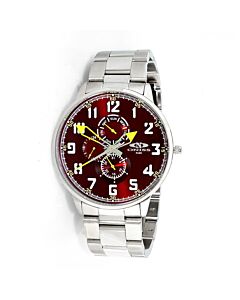 Men's ON1818 Stainless Steel Brown Dial Watch