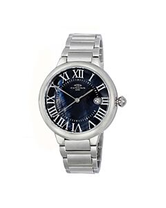 Men's ON2222 Stainless Steel Black Dial Watch
