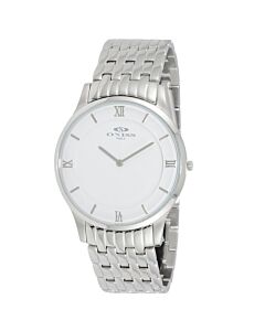 Men's ON5562SS Stainless Steel White Dial Watch