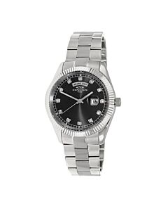 Men's ONZ3881 Stainless Steel Black Dial Watch