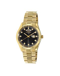 Men's ONZ3881 Stainless Steel Black Dial Watch