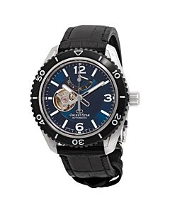 Men's Orient Star Leather Blue Dial Watch