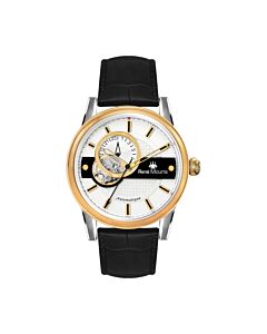 Men's ORION Leather White Dial Watch