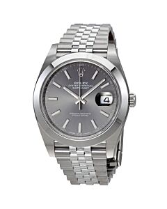 Men's Oyster Perpetual Stainless Steel Rolex Jubilee Rhodium Dial Watch