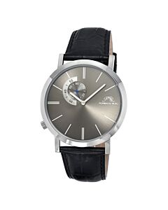 Men's Parker Genuine Leather Grey Dial Watch