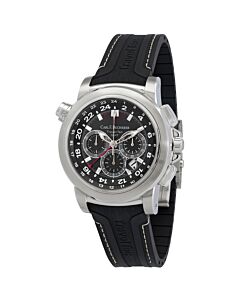 Men's Patravi Traveltec Chronograph Rubber Black Dial Watch