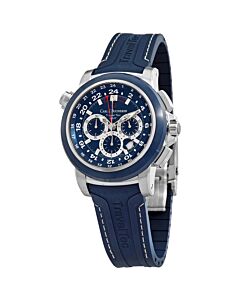 Men's Patravi TravelTec Chronograph Rubber Blue Dial Watch